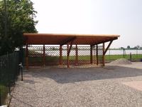 Carport in legno