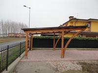 Carport in legno