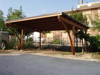 Carport in legno