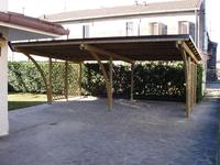 Carport in legno