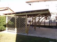 Carport in legno