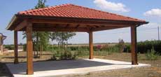 gazebo in legno